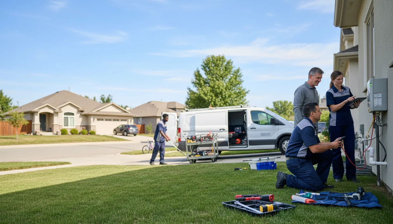 Tankless water heater service in Warminster, PA
